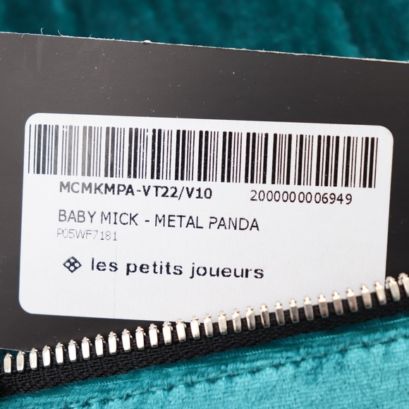 HOST PICK🥳🐼 Les Petits Joueurs Baby Mick Panda Velvet Backpack - Picture 8 of 8